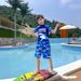 Boys Suit Summer Shark Pullover Shorts Two Piece Suit European And American Fashion Quick Drying Children's Beach Swimsuit Suit_viptrois.com