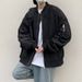 American High Street Bomber Jacket Men's Loose Trendy Brand Ruffian Handsome Casual Versatile Super Fire Baseball Jacket Large Size_viptrois.com
