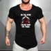 Foreign Trade Fitness Top, Slim-fitting Elastic Bottoming Shirt, Cotton Sweat-absorbing And Breathable Short-sleeved T-shirt, Bodybuilding_viptrois.com