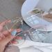 2025 Radiation For Women Retro Round Glasses Frame Anti Blue Light Eyeglasses_viptrois.com