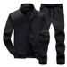 Men's Plus Size Autumn Casual Hoodie & Pants Set (M-8XL) - Comfortable Two-Piece Outfit For Sports & Daily Wear_viptrois.com