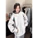 American Cleanfit Stiff Hooded Sweater Men's Trendy Brand Design Sense Ethnic Style Splicing High-necked Ruffian Handsome Jumper_viptrois.com