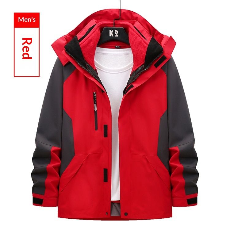 Pulse Jacket For Women And Men, 3-in-1 Ski Suit, Men's Two-Piece Set, Warm, Waterproof, Breathable Outdoor Workwear With_viptrois.com