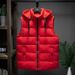Men's Clothing Detachable Hat Autumn And Winter Men's Sleeveless Cotton Vest Warm Thick Men's Coat Vest_viptrois.com