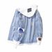 Men's Clothing Denim Jacket Men's Two Piece Hooded Contrast Color Style Trendy Loose Casual Jacket_viptrois.com