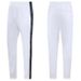 Men's Sporty Button-Front Jogger Pants - Loose Fit, Elastic Cuff, Breathable Polyester For Basketball & Casual Wear_viptrois.com