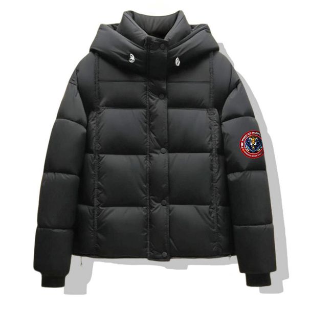 Men's Clothing Autumn And Winter Tiger Head Short Hooded Loose Puffer Jacket Thickened Warm Down Cotton Coat_viptrois.com