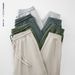 Men's Clothing Terry Sweatpants Men's Solid Color Loose Casual Pants Simple Basic Sports Leggings_viptrois.com