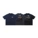 Washed Vintage-style Large Print Short-sleeve Polo T-shirt High Street Pure Cotton_viptrois.com
