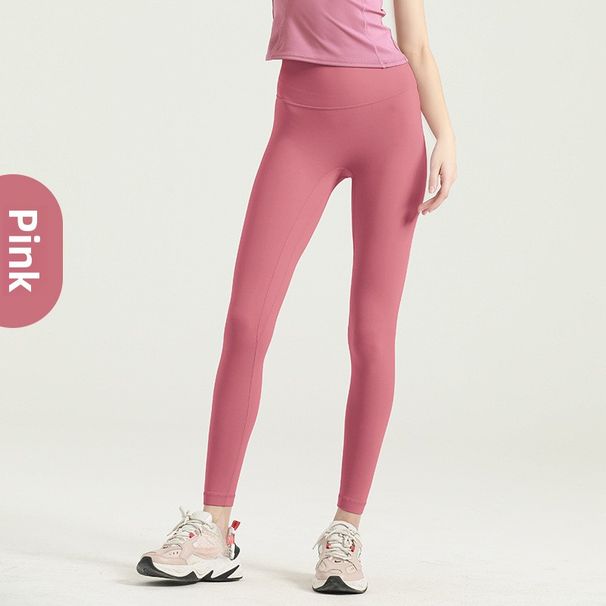 Juyitang Nylon Barely-There Fitness Peach High-Waist Butt-Lifting Stretchy Tight Sports Women Yoga Pants_viptrois.com