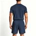 Men's Clothing Men's Summer Casual Suit Youth Loose Fit Sweat Wicking Breathable Sports Short Sleeved Shirt And Shorts Set_viptrois.com