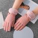 Winter Thickened Warm Gloves Women Winter Autumn Winter Ladies Outdoor Cycling Touch Screen Windproof Waterproof Plus Velvet Warm_viptrois.com