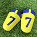 Mini Shin Guards For Kids & Youth - Lightweight Football Leg Pads, Adjustable Straps, Comfortable Fit For Training & Matches (Yellow, Small Sizes)_viptrois.com
