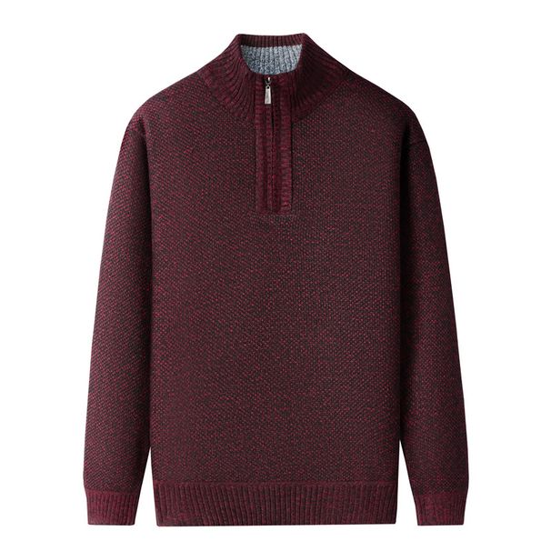 Men's Fleece-Lined Hooded Sweater Jacket For Autumn & Winter - Soft Cotton Blend, Lightweight & Warm, Comfort Fit (M-3xl)_viptrois.com