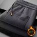Pulse In Stock Autumn Winter New Men's Stretch Loose Fleece Warm Casual Straight Middle-aged Sweatpants Long Pants Wholesale_viptrois.com