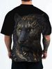 Hot Selling 3D Digital Printing Adult Men's T-Shirt Loose Casual Animal Character Pattern Custom_viptrois.com