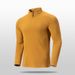 Men's Performance Half-Zip Shirt – Stylish Layering For Business & Outdoor (Black, Navy, Yellow, Mint, EU Sizing M-5XL)_viptrois.com