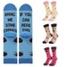 Cat and dog rainbow socks Independence Day gift socks for men and women_viptrois.com