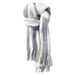 Color Matching Scarf Women's Winter Korean Version Versatile Knitted Wool Scarf Men's And Women's Couples Long Thermal Scarf_viptrois.com