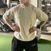 Men's Clothing Short Sleeved Sports Fitness T Shirt Loose Half Sleeved Iron Basketball Quick Drying Training Clothes_viptrois.com