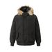 Men's Clothing American Fur Collar Cotton Coat Men And Women Autumn And Winter Thick Warm Couple Coat Parka Ins_viptrois.com