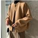 New autumn and winter round neck sweater for men, loose, retro, versatile, casual, simple, comfortable, knitted cardigan jacket_viptrois.com
