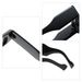 Classic Black Small Frame Sunglasses For Men & Women - Trendy Square Wide Leg Design With Sun Protection (European & American Style)_viptrois.com