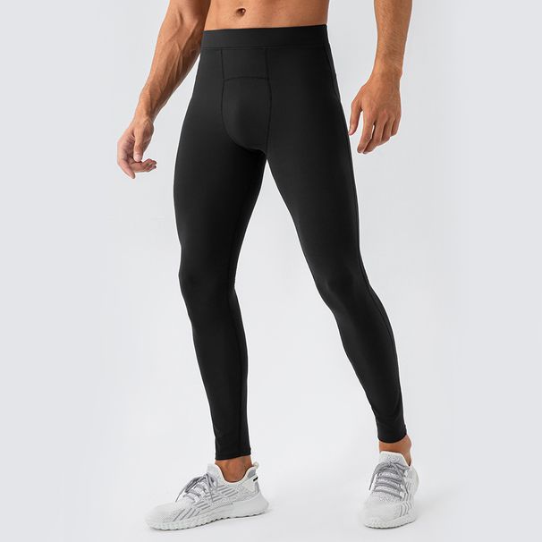 Men's Clothing Yoga Wear Tight Nude Yoga Pants Breathable High Elastic Quick Drying Running Sports Pants_viptrois.com