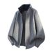 Men's Zip-Up Knit Cardigan – Oversized Casual Sweater With Stand Collar (M-4XL) | Winter Warm & Stylish_viptrois.com