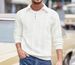 Men's Clothing Spring And Autumn New Half Open Zipper Lapel Pullover Sweatshirt Casual Men's Clothing_viptrois.com