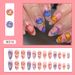 Nails Art & Tools Round Head Bright Eyes Colorful Manicure Gradient Blooming Star Manicure Nails Finished Nails_viptrois.com