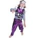 Purple Alien stage show costume Cute robot family group Halloween costume_viptrois.com