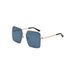 New Style Metal Square Frame Women's Sunglasses Personality Men's Sun Protection Sunglasses_viptrois.com