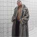 Men's Clothing Men's New Fur Coat Fox Fur Lapel Long Trendy Winter Windproof Warm Windbreaker Large Size_viptrois.com