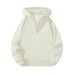 Men's Clothing Hooded Sweatshirt Men's Spring And Autumn Oversize Trendy Brand Solid Color Simple Fat Jacket Tops_viptrois.com