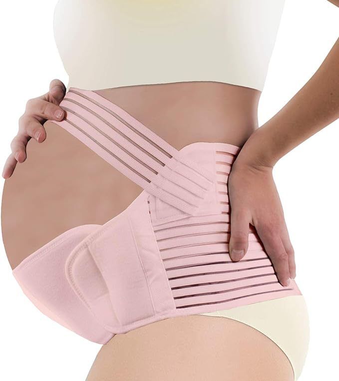 Breathable Adjustable Pregnant Women's Abdominal Support Belt Waist Support Belt Waist Cinching Belt Prenatal Waist Belt_viptrois.com