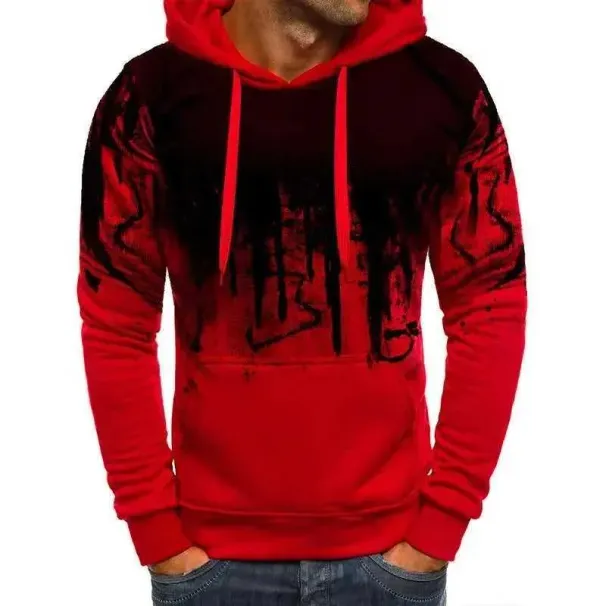 Autumn Winter Trending Tracksuits Men Camouflage Hoodie + Pant 2 Piece Set Sports Wear 3d Ink Jogging Suits_viptrois.com