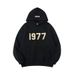 Men's Clothing Fashion Brand Double Line 22SS 1977 Digital Flocking Sweater Loose Casual Hoodie_viptrois.com