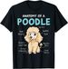 Anatomy Of A Poodle Funny T-Shirt Mens Womens Tees Top Classic T-Shirt Mens Womens Tees Top_viptrois.com