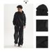Men's Clothing Distressed Hoodie Vintage Washed Oversized Hoodie With Distressed Details & Spray Monkey Wash – Streetwear Essential For Men & Women_viptrois.com