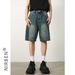 Men's Clothing New Denim Shorts Men's Summer Shorts Loose Versatile Casual Pants_viptrois.com