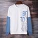Pure Pure 2025 Autumn New Men's Loose Korean Style Round Neck Pullover Sweatshirt Long Sleeve Sports Base Shirt_viptrois.com