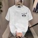 Men's Clothing Short Sleeved Ins Pure Cotton Summer New Men's Printed T Shirt Trendy Men And Women All Match Round Neck T Shirt Men_viptrois.com
