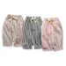 Kids’ Clothing Boys And Girls Cotton And Linen Striped Trousers Spring And Summer Girls Loose Striped Trousers Casual Lace Up Children's Trousers_viptrois.com