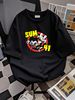 Rare SUM 41 Band Black Size S To 5XL Cotton T Shirt M1519 Casual Fashion Top For Everyday Wear Stylish Homme Versatile Streetwear Summer Stretched_viptrois.com