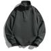 Men's Clothing New Spring And Autumn Men And Women Couple Half High Collar Zipper Sweatshirt Boys Winter Plus Velvet Casual Loose Sweatshirt_viptrois.com