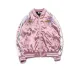 Japanese Varsity Jacket, Embroidered Style: Men's Satin Bomber With Dragon Design, Haruku Inspired, Double Zipper,_viptrois.com
