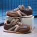 Mother & Kids Boys Sports Shoes Autumn And Winter Leather Children's Running Shoes For Middle And Large Children's Forrest Gump Shoes For Girls_viptrois.com