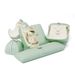 Double Opening Light Green Leather Ring Box - Forest Style Jewelry Organizer For Couple Rings, Diamond & Pearl Rings_viptrois.com