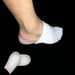 Height Enhancing Insoles In Socks Silicone Invisible Height Enhancing Pads White Elastic_viptrois.com